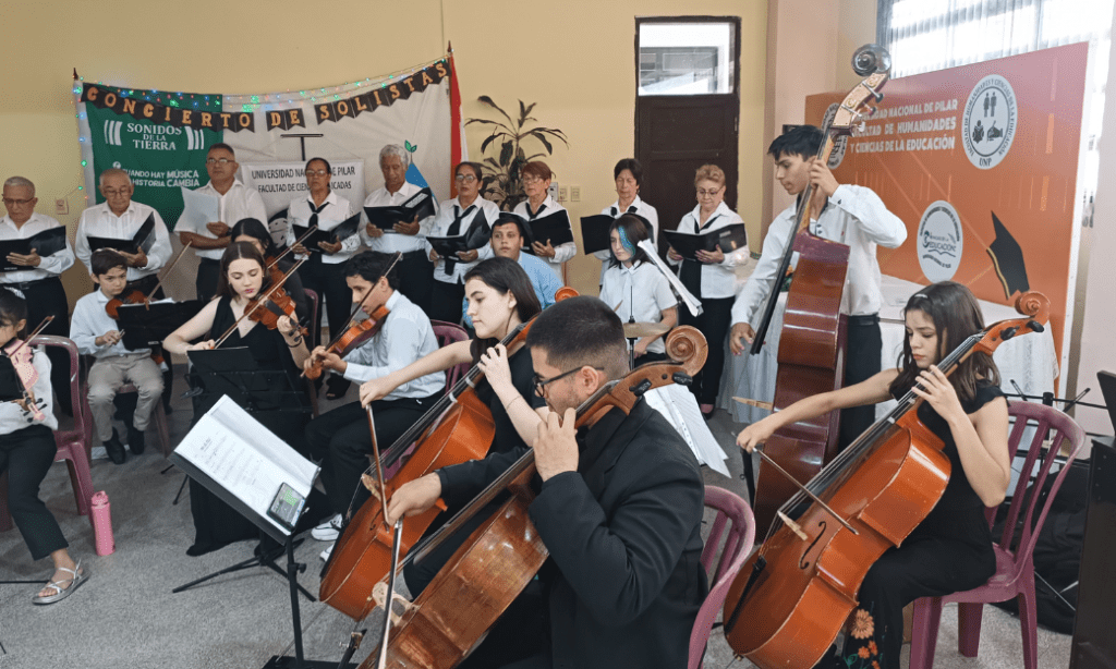 Concierto clausura de la Orquesta Sonidos de la Tierra Pilar, del Instituto de Bellas Artes de la FCA de la UNP