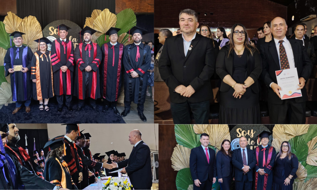 ACTO DE GRADUACIÓN – PROMOCIÓN 2024–2025. Universidad Nacional de Pilar - Facultad de Ciencias Aplicadas - Aula Ayolas